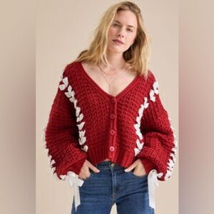 Altard state Carla bow cardigan